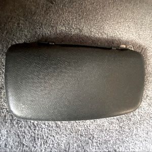 Louis Vuitton Taiga Leather Wallet Organizer Travel Black Zip Around